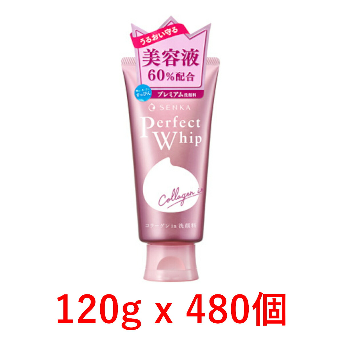 品質が 洗顔専科 パーフェクトホイップ コラーゲン in 120g x 480個 洗顔フォーム 資生堂 医薬部外品トリニティコスメ  4901872462087 専科 透明感 ヒアルロン酸 洗顔 美肌 角質除去 黒ずみ メイク落とし 毛穴 肌荒れ 薬用 美容液配合 ハリ 美容液 泡  fucoa.cl