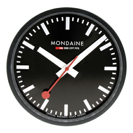 MONDAINE モンディーン A990.CLOCK.64SBB 掛け時計-置き時計・掛け時計