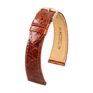 01808070-1-20 HIRSCH Genuine Croco ヒルシュ 腕時計用 革バンド 国内正規品 送料無料｜トリニティートラスト