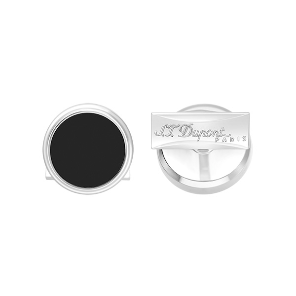 005576 S.T.DUPONT エス・テー・デュポン カフリンクス クロム シルバー