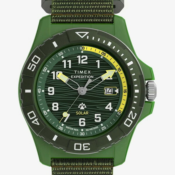 TIMEX タイメックス フリーダイヴ ソーラー 春夏カラー 脱着可能ストラップ TW2Y61400 メンズ 腕時計 国内正規品 送料無料