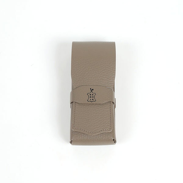 Garo Leather Studio Travel watch case Long type トープ