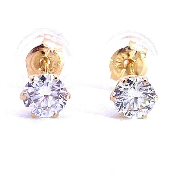ピアス 18k ダイヤモンドスタッドピアス 0.5ct