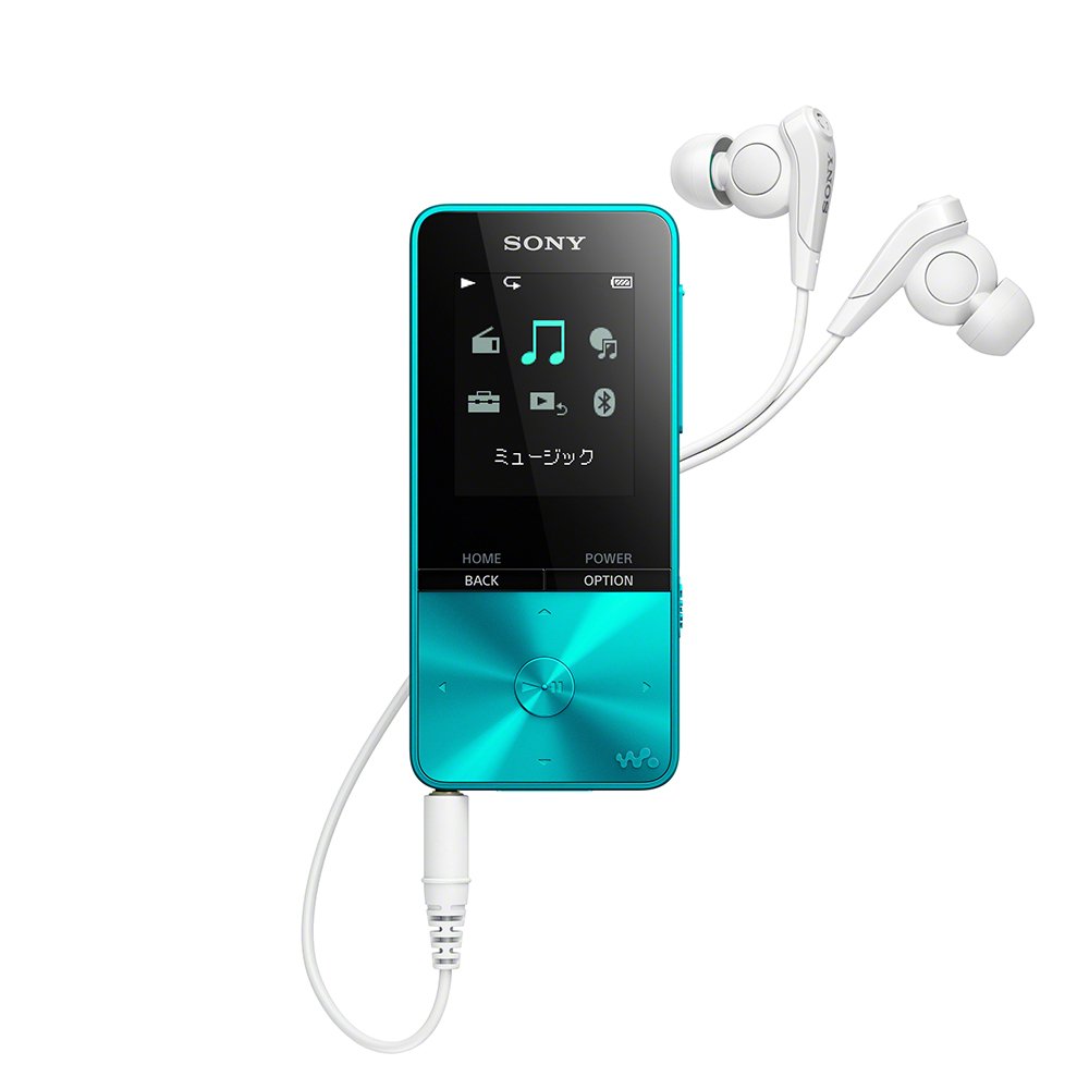 ソニー ウォークマン Sつづき物 16GB NW-S315 : MP3楽器演奏者 Bluetooth相応う 最大限度52第四次元年代順の継続生まれ変わり イヤ電話機嘱する 2017年青写真 青色 NW-S315 L