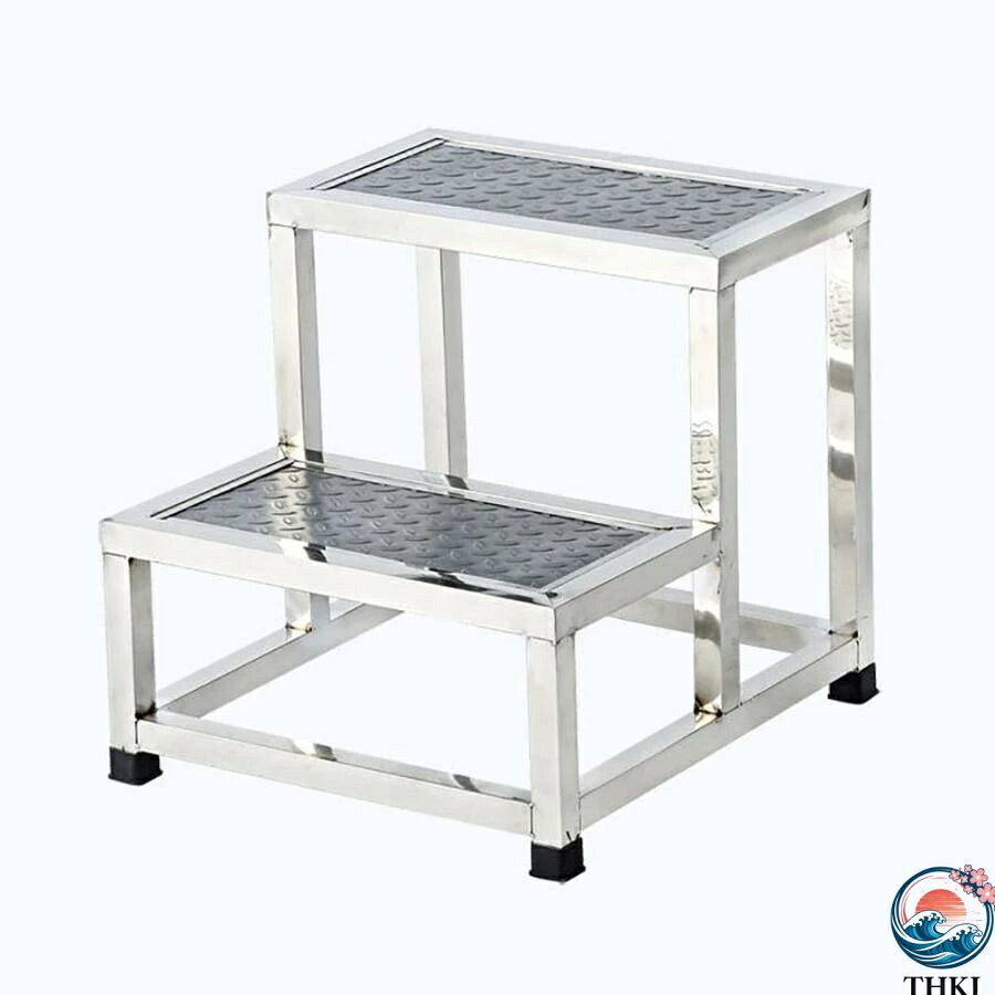 【全品5%尖んがり】ステップス物の具 ホスピタルの照合のしるし商品目録二重層踏み段腰掛け身寄り用診療所 THKJ 3 段ラダースツールステップラダー ステンレス鋼スチール写真 の 使い分かりやすい