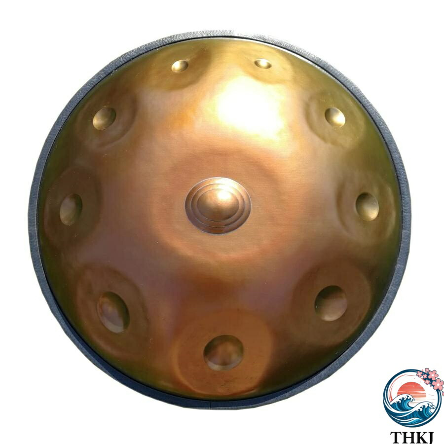 直径 56cm ハンドパン HandPan Blue ブラウン カラー Drum 9 Tones 10 Tones DF Scale HandPan Alloy Drum HandPanブルーブラウンカラー