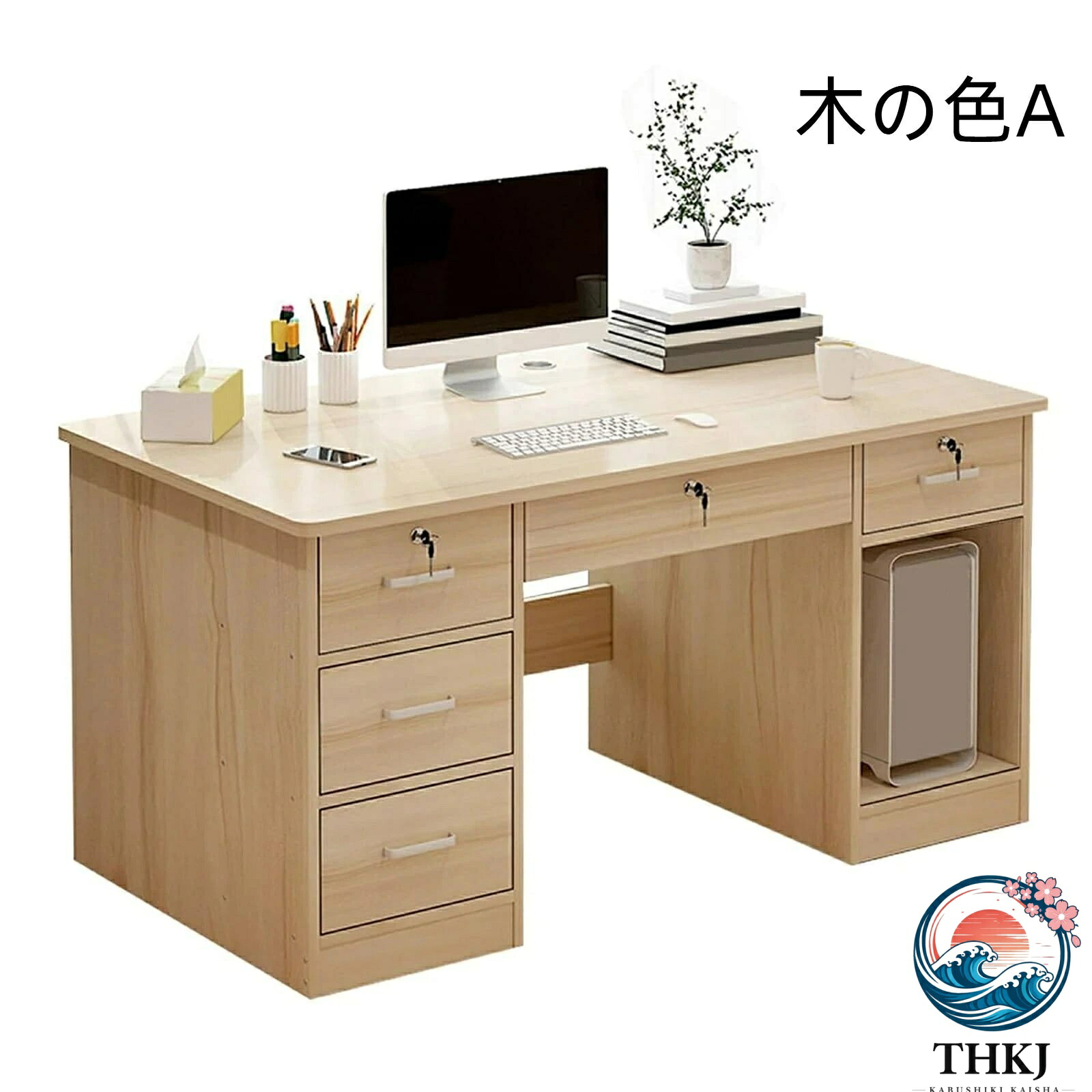【全品5%尖んがり】大統領事務机 エグゼクティブデスク 5 段抽き出し マイコン 主機在り場所付き添い人 鍵付き添い人抽き出し 大型事務机 専務取締役用 法人様向け THKJ 書屋机 御前上等事務室事務机