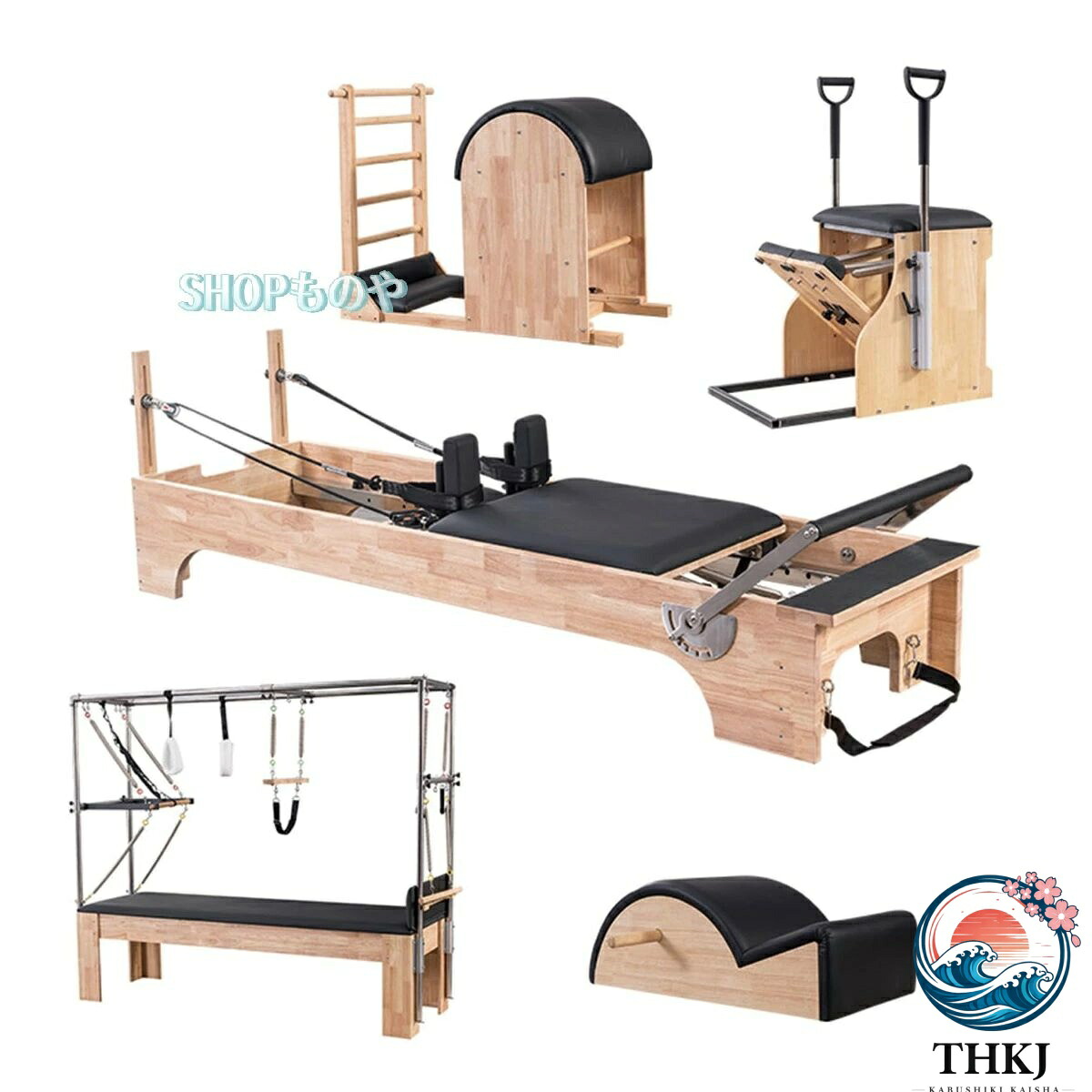 【全品5%尖んがり】ピラティス大型物の具五点書き割り ピラティスキャデラック ラダーバレル フレックスバレル リフォーマーピラティス ピラティスチェア ピラティスコアベッド THKJ