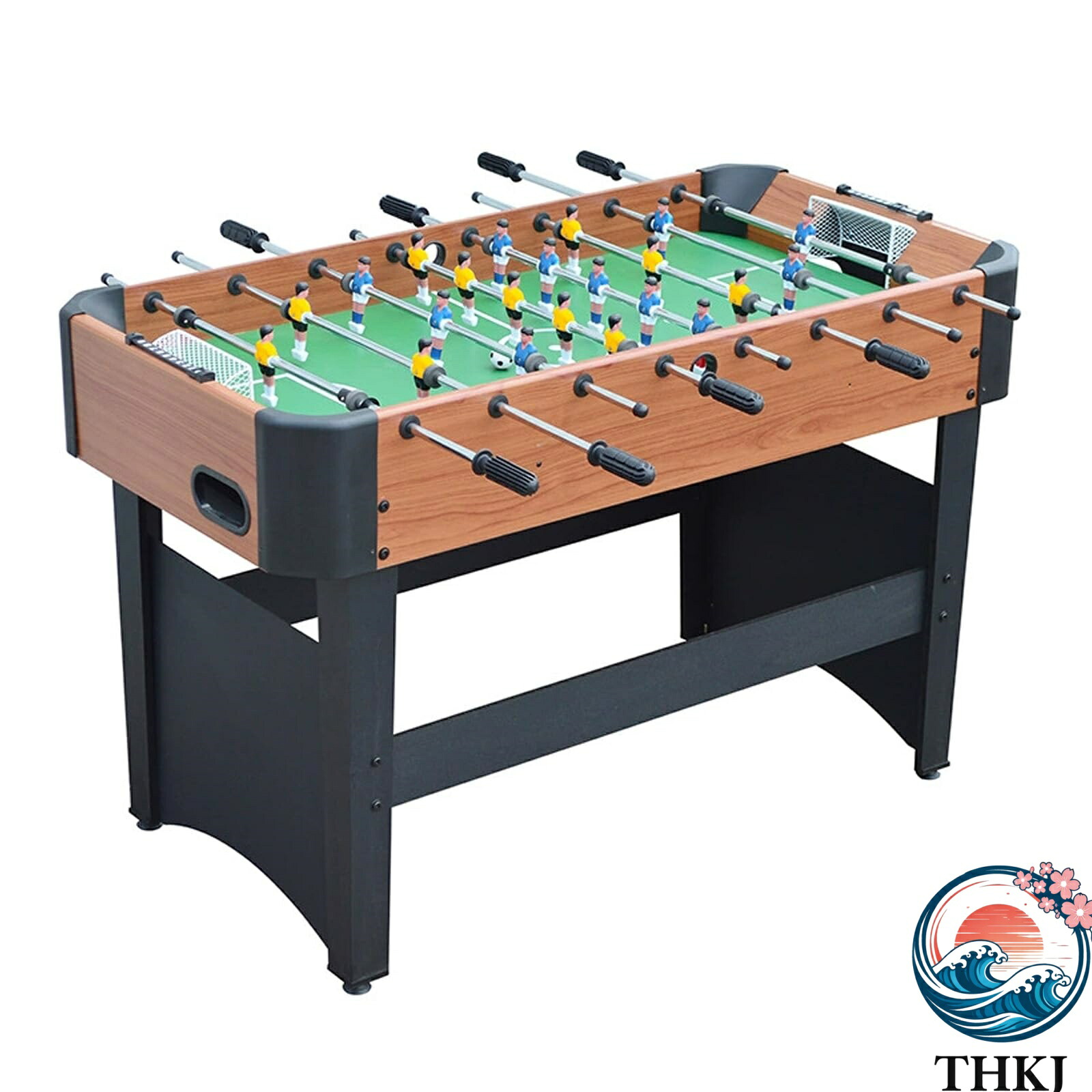 テーブルサッカーゲーム 公式トーナメントサイズ 8 列 得点板付 120cm*60cm*80cm 大型 卓上サッカー盤 サッカー対戦 テーブルゲーム ダブルゲーム 大人用/子供 ストレス解消 親子 家族 親友 家庭用