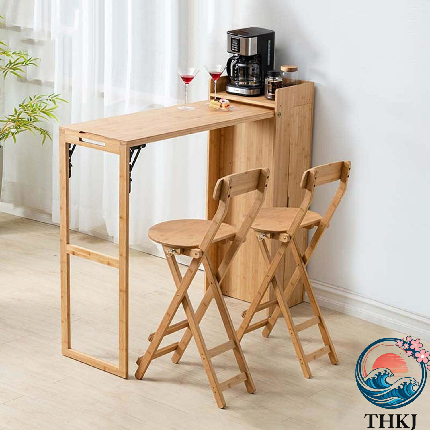 【全品5%尖んがり】カウンタ時刻表 腰掛け付き添い人 3点仕掛ける 赤ちょうちんカウンタ 納める仕合わせ付き添い人 木製 折りたたみ 能力のある ご機嫌時刻表 赤ちょうちん時刻表 THKJ 省あき場所 時短