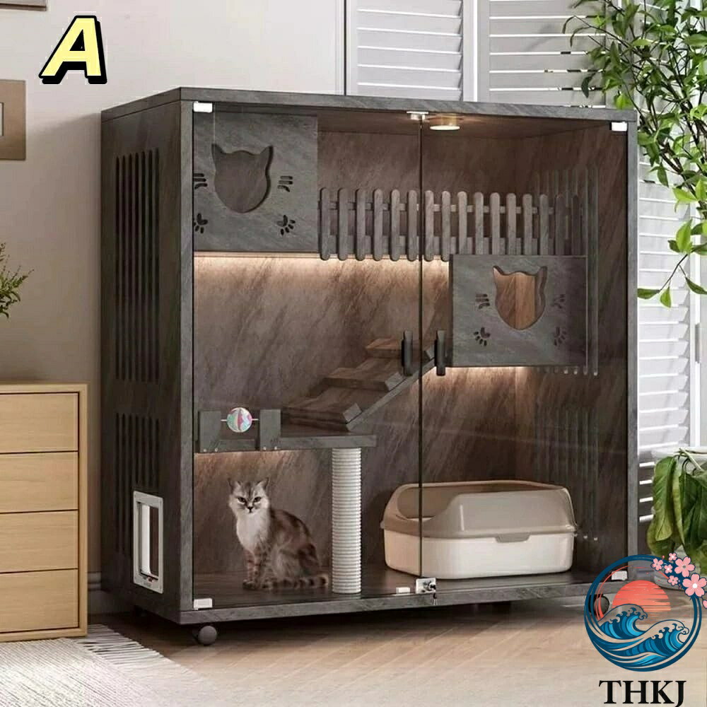 【全品5%尖んがり】ねこ伏せ籠 大型 猫伏せ籠 キャットケージ 3段 デグー 伏せ籠 猫 木製 キャットドア 猫の離宮 掃き出すし分かりやすい THKJ 逃げ失せる押しとどめる 室内用 部屋の入り口付き添い人 初っ切り飾り気の無い 室内飼い