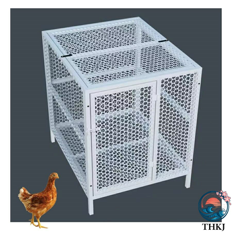 【全品5%ポイント】2 mm厚ワイヤーチキンケージ 大型 鶏かご 鶏小屋 耐久性のある防錆 屋外で使用可能 強力な支持力 滑らかな表面 使いやすい 便利 快適 人気 おすすめ|TRIPLE WINGIFU