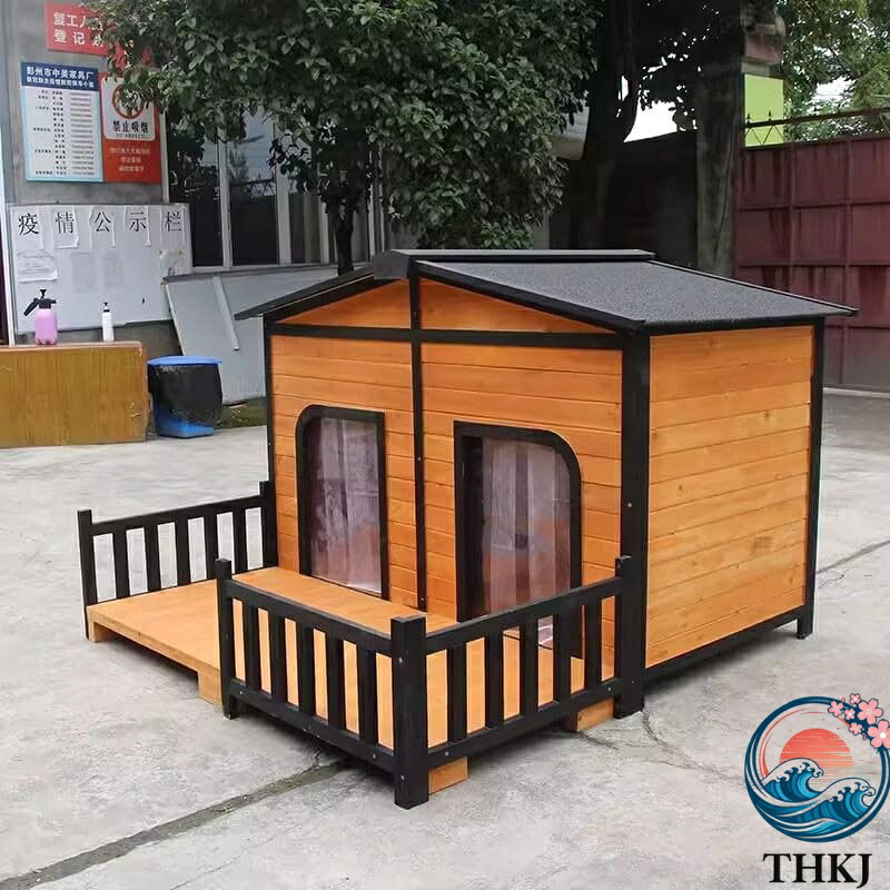 【全品5%尖んがり】犬掘ったて小屋 室外用 大型犬 生あたたかい 室外 犬 棲み家 室外犬掘ったて小屋 THKJ 雨合羽 高床式大型 犬用 車寄せ 付き添い人 135*141*101 糎 軽さ 使い分かりやすい 納める助けになる 通い通学