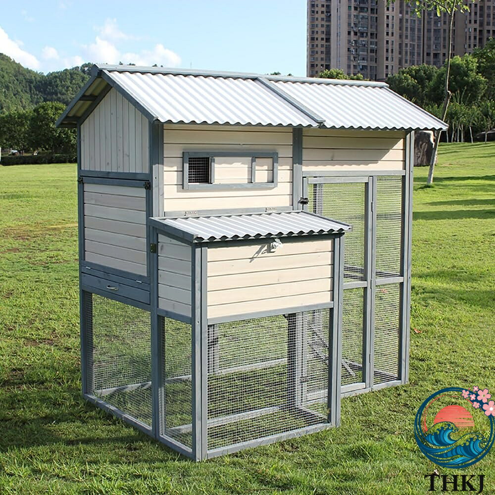 【全品5%尖んがり】身寄り鶏掘っ立て小屋 室外木製鶏伏せ籠 鳥小屋付き添い人 鶏 4-6 羽封じ込める能力のある 取りはずし能力のあるなお盆付き添い人鶏伏せ籠 THKJ 庭園後庭 栽培所用 B 使い分かりやすい 助けになる 好いたらしい 一般受け
