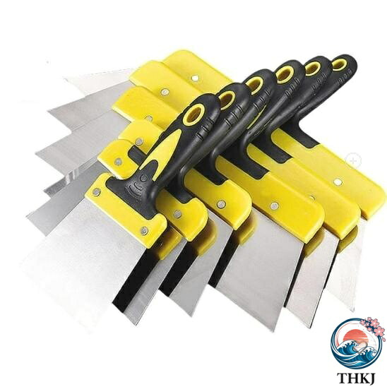 パテベラ しなるヘラ ステンレス製 9.7cm/15.5cm/19.5cm/29.5cm/34.5cm/38.3cm 左官 滑り止め プロ仕様 仕上げ用工具 パテ 補修 内装 下地用