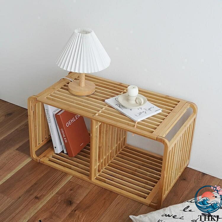 【全品5%ポイント】棚 ラック 収納シェルフ 1段 2段 3段 竹製 フラワーラック 花台 オープンラック ナイトテーブル ソファーテーブル おしゃれ サイドテーブ 省スペース|TRIPLE WINGIFU