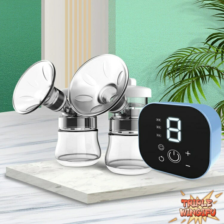 【全品2点で5%OFF】さく乳機 電動 搾乳器 母乳アシスト ハンズフリー ダブルポンプ 逆流防止 LCD液晶表示