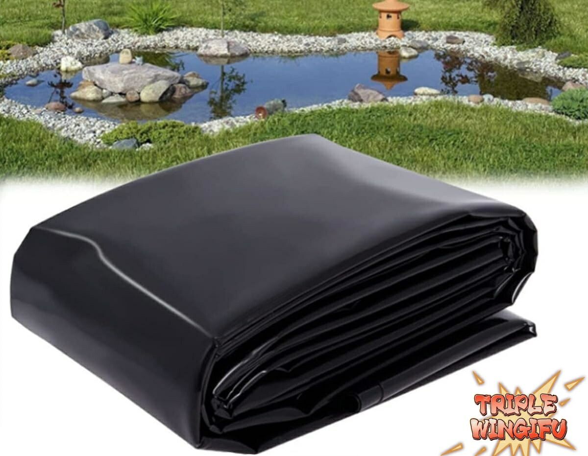 【全品2点で5%OFF】池用防水シート 0.3mm厚 プールライナー 人工池 防水シート 池のライナー 防雨 粘ることができます 抗紫外線フィルム 屋根 池 庭園 漏れ防止 ビオトープ ファウンテン HDPE製 貯水池 優れた耐食性 スイミングプール 不浸透性フィルム 自由切断