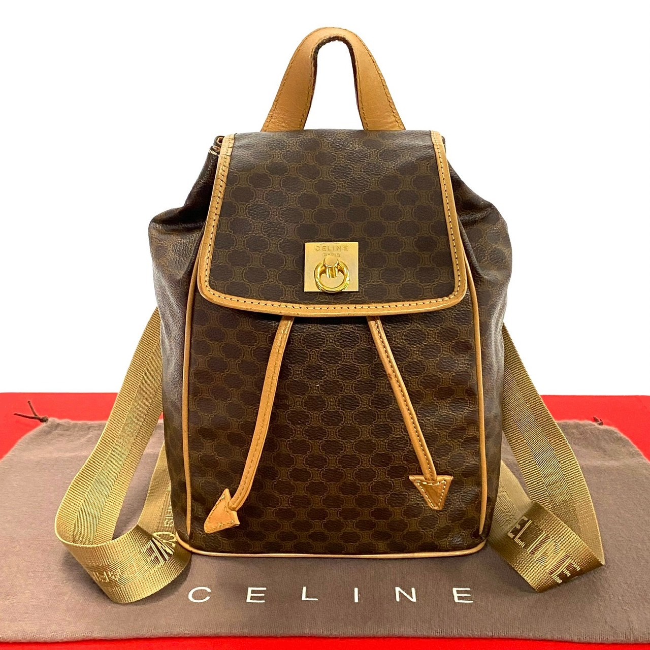 楽天市場】【ABランク】 セリーヌ CELINE ミディアム バックパック
