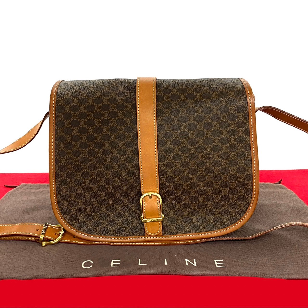 楽天市場】【ポイント2倍】極 美品 CELINE セリーヌ マカダム