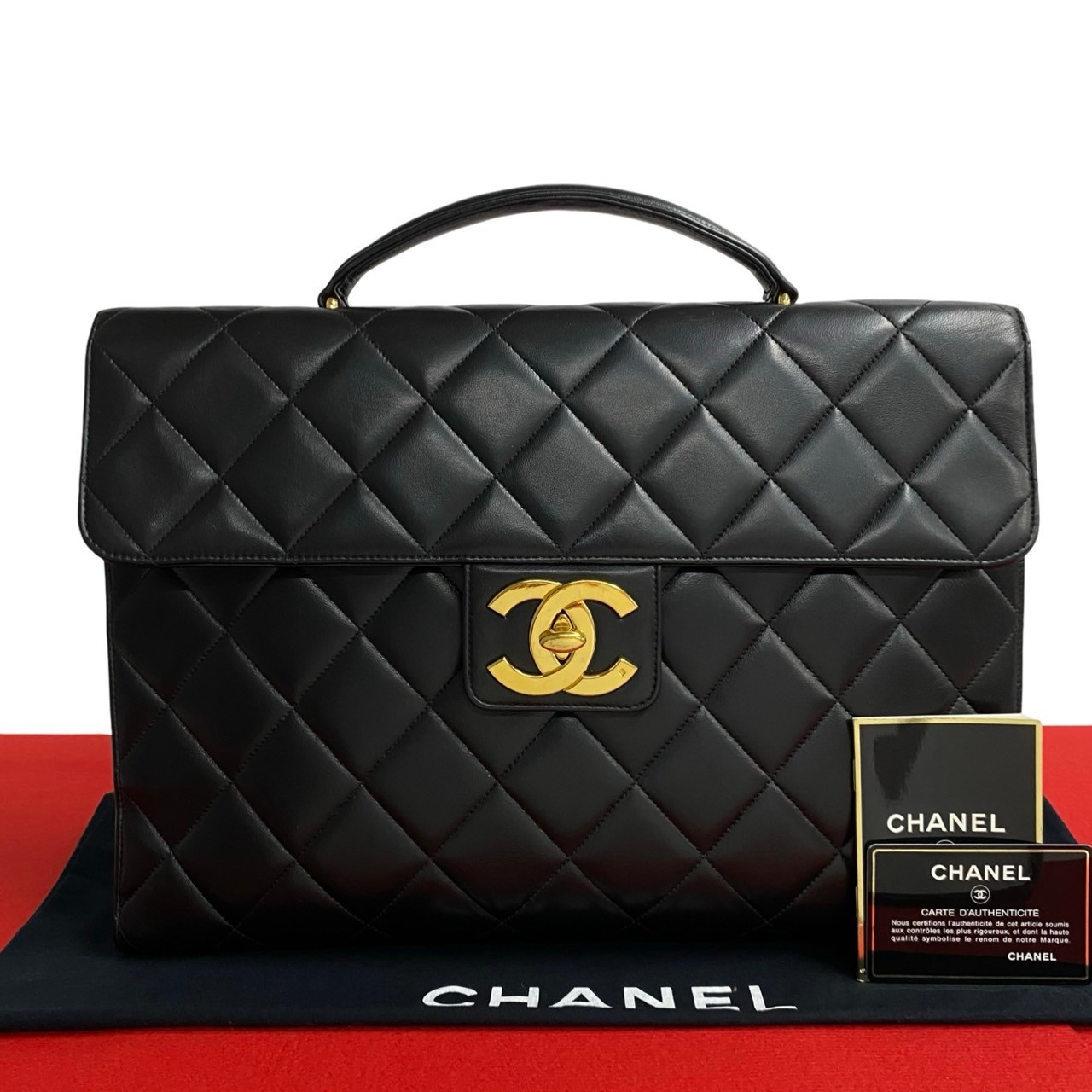 極 美品 シャネル マトラッセ ラムスキン ビジネスバッグ ブリーフケース 黒 楽天市場】【バッグ】CHANEL シャネル マトラッセ ビジネス