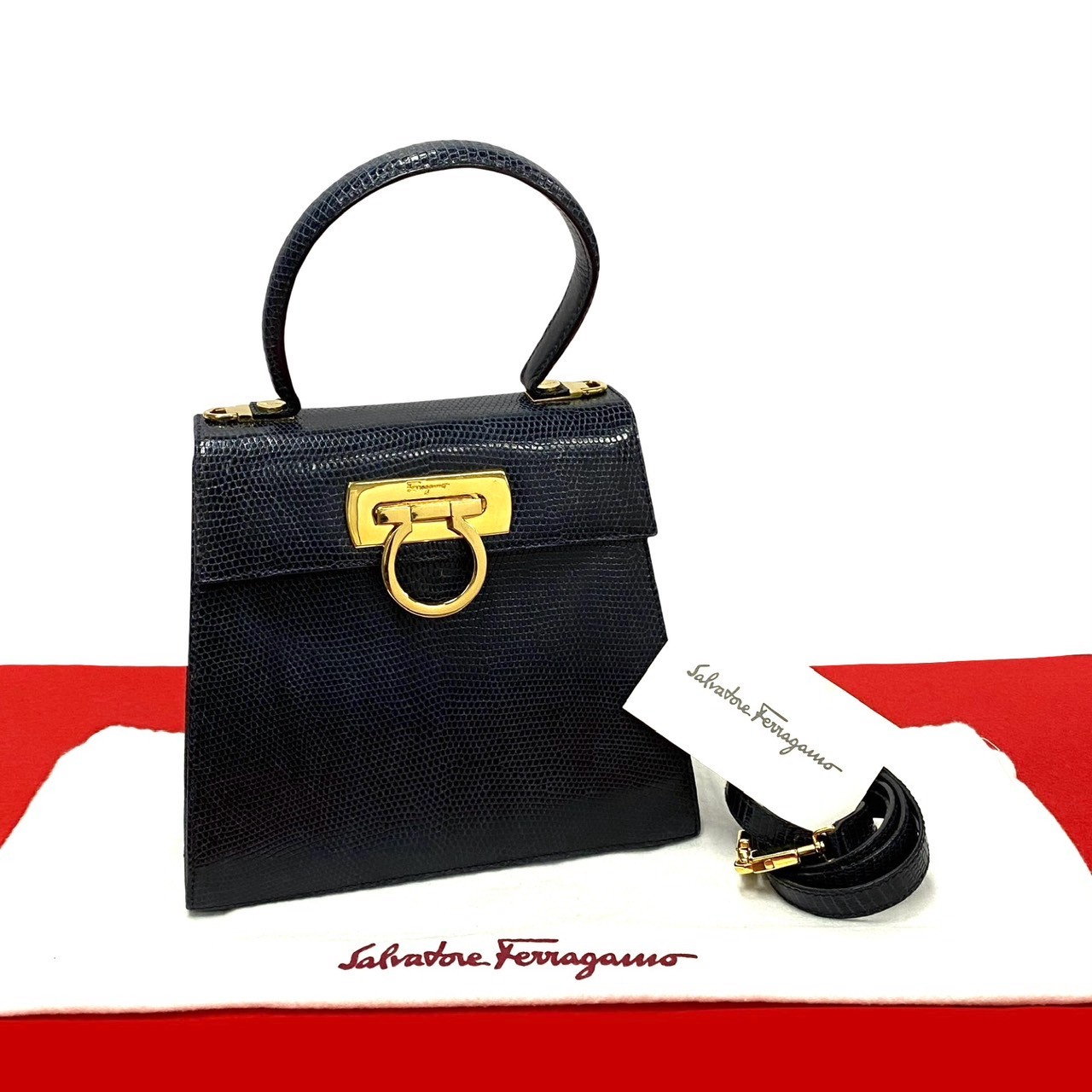 楽天市場】【ポイント2倍】極 美品 Salvatore Ferragamo