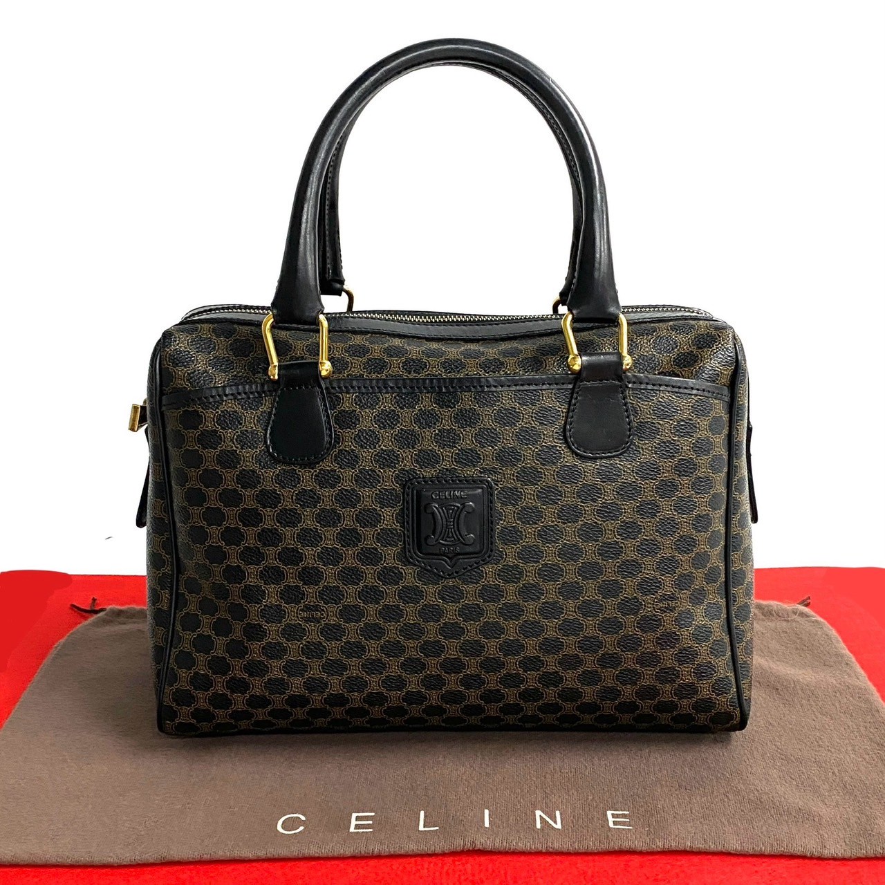 CELINE セリーヌ　マカダム柄　ハンドバッグ　ボストンバッグ　トリオンフ 楽天市場】【ポイント2倍】極 美品 CELINE セリーヌ