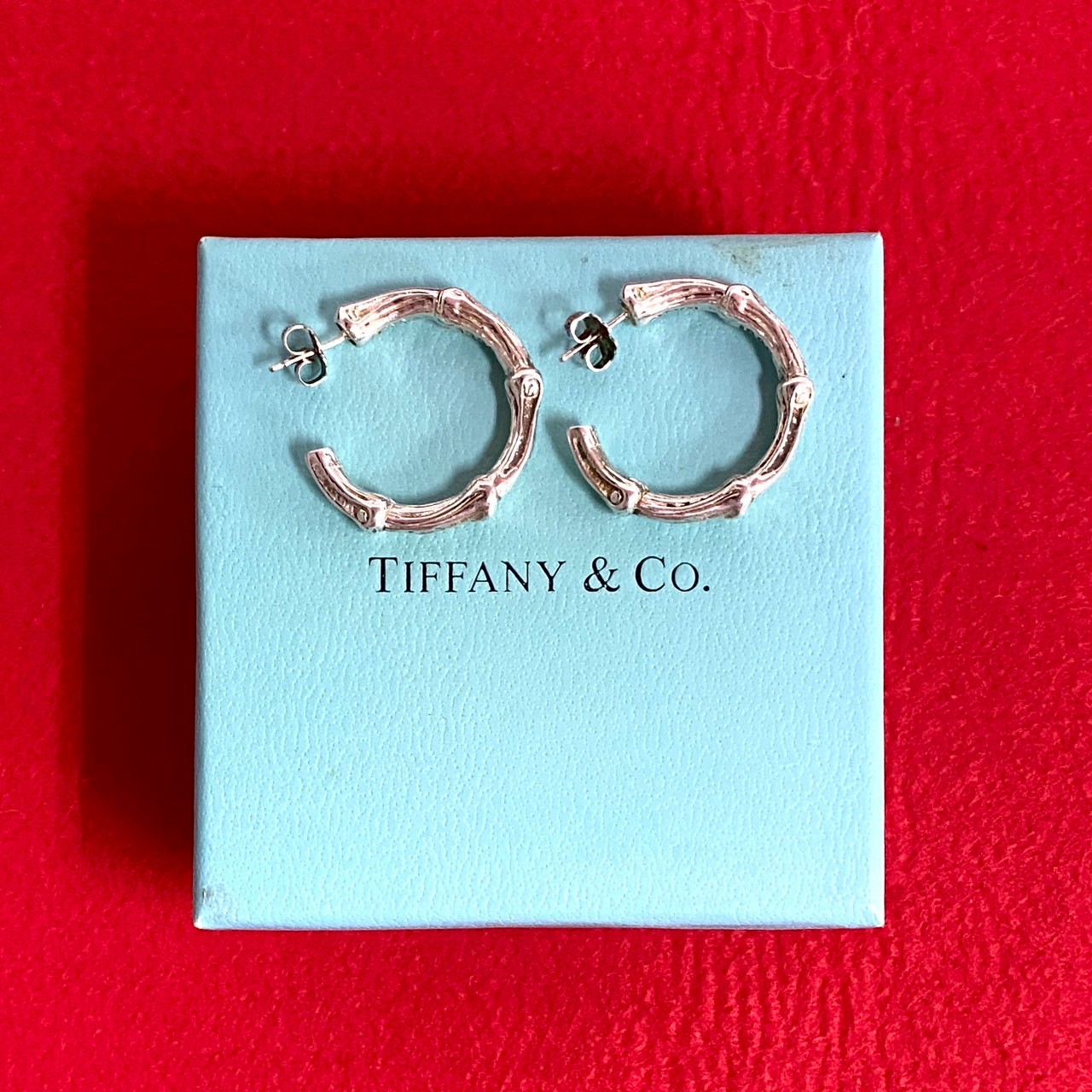 楽天市場】TIFFANY&Co. ティファニー バンブー フープ ピアス