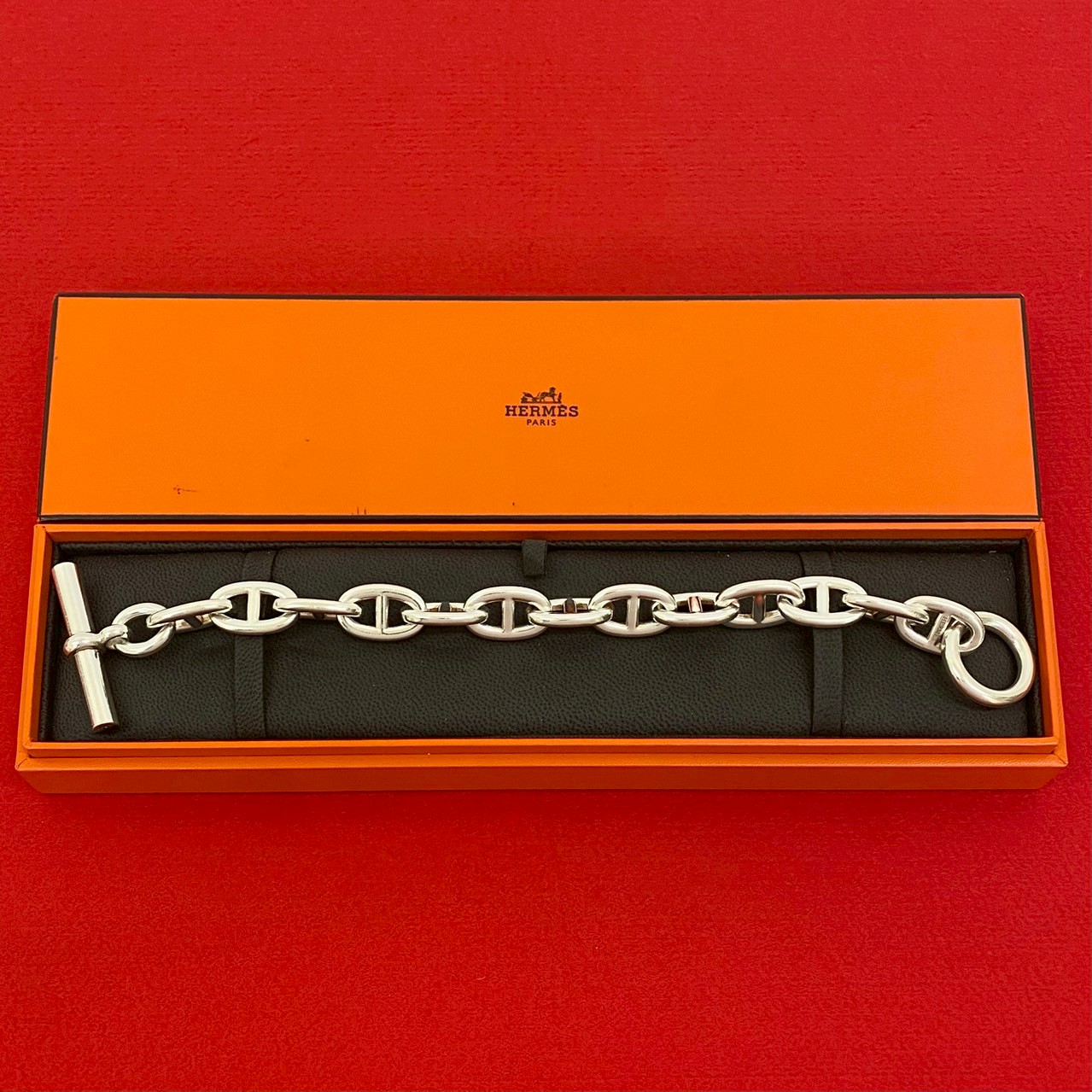 さんさん様　美品　エルメス　HERMÈS バングル ゴールド　シルバー金具 488l242711890-4.jpg