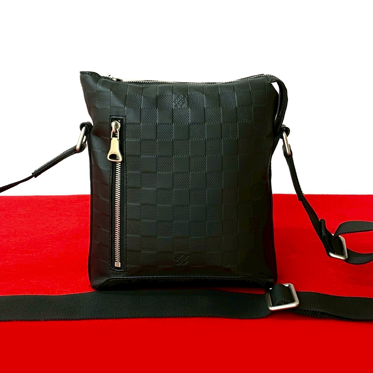 美品 ルイヴィトン ダミエ アンフィニ メッセンジャーPM ショルダーバッグ LOUIS VUITTON ルイ ヴィトン ダミエアンフィニ ディスカバリー