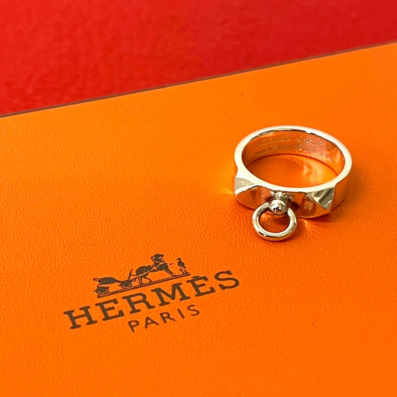 楽天市場】エルメス （HERMES） カルセドニー リング シルバー 925