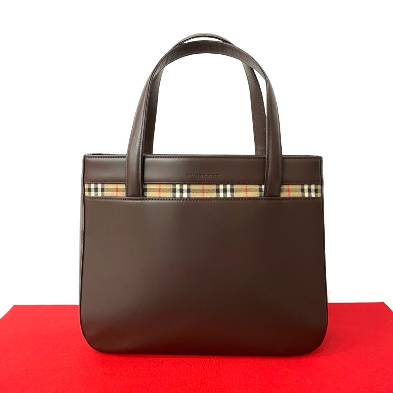 バーバリー シャドホース ハンドバック トートバッグ ビンテージ BURBERRY - 極 美品 Burberrys バーバリーズ ヴィンテージ