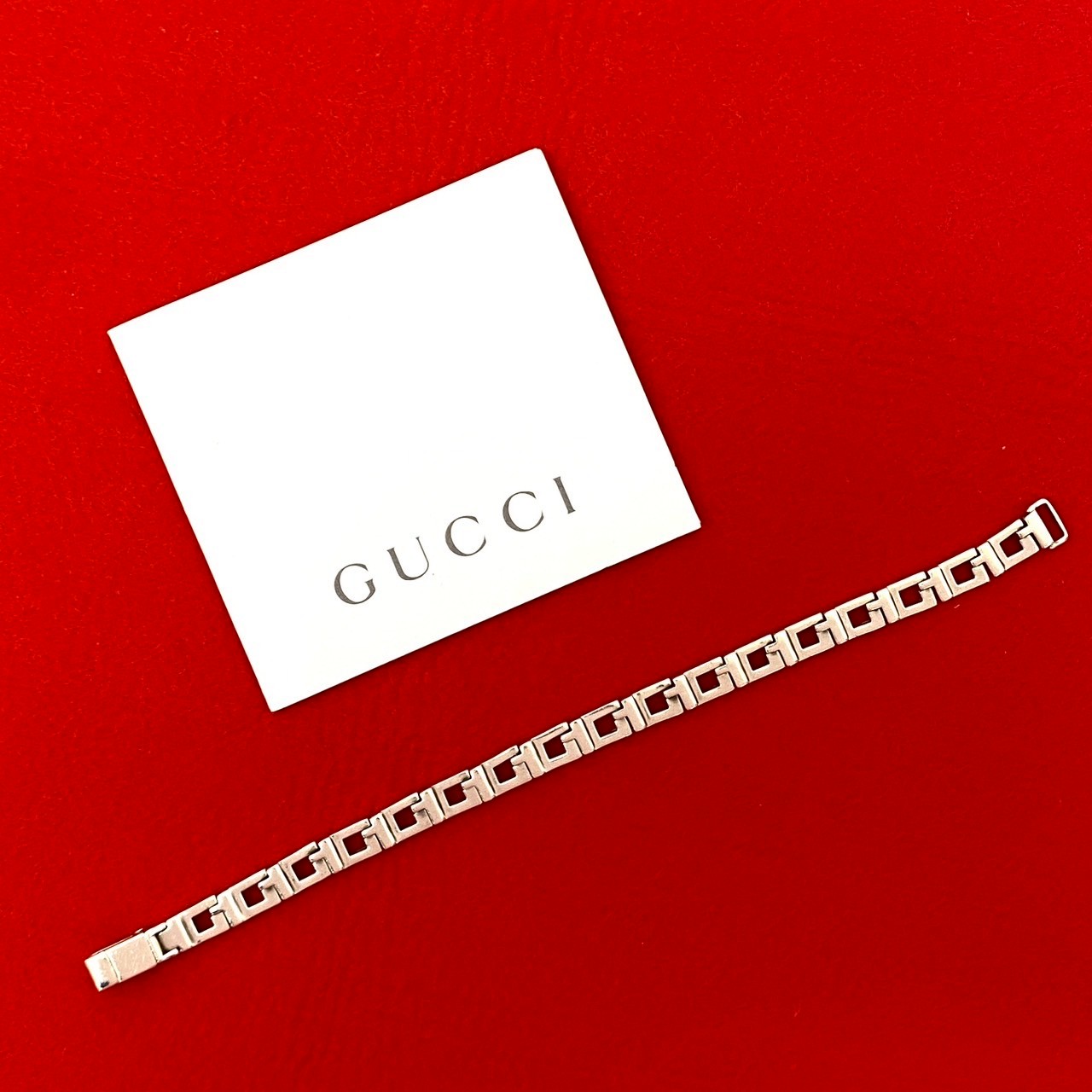 【ポイント2倍】極 美品 GUCCI グッチ Gシェイプ ブレスレット シルバー925 ブレスレット バングル アクセサリー 小物 シルバー c95-4【送料無料】【中古】