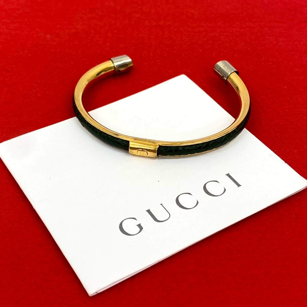 GUCCI GGロゴ バングル GUCCI - グッチ GUCCI バングル アイコン GG ロゴ K18YG / #18