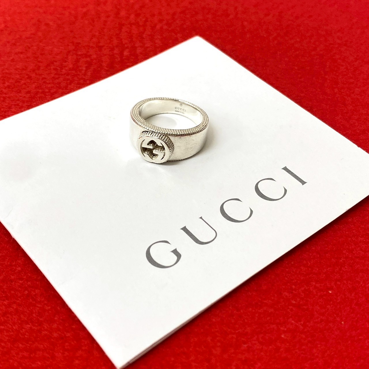 GUCCI インターロッキング 楽天市場】グッチ GUCCI リング インターロッキング G 603608