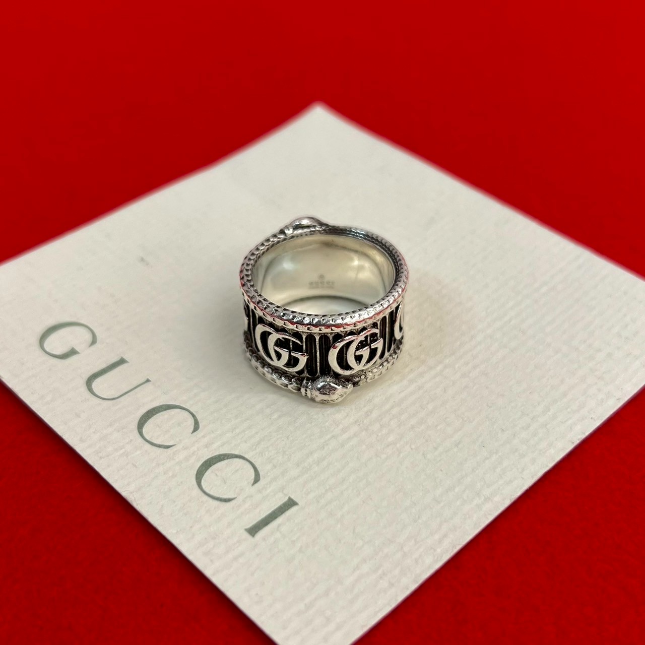 GUCCI ダブルG ワイドリング　20号 楽天市場】【ジュエリー】GUCCI グッチ ダブルG スネーク 蛇