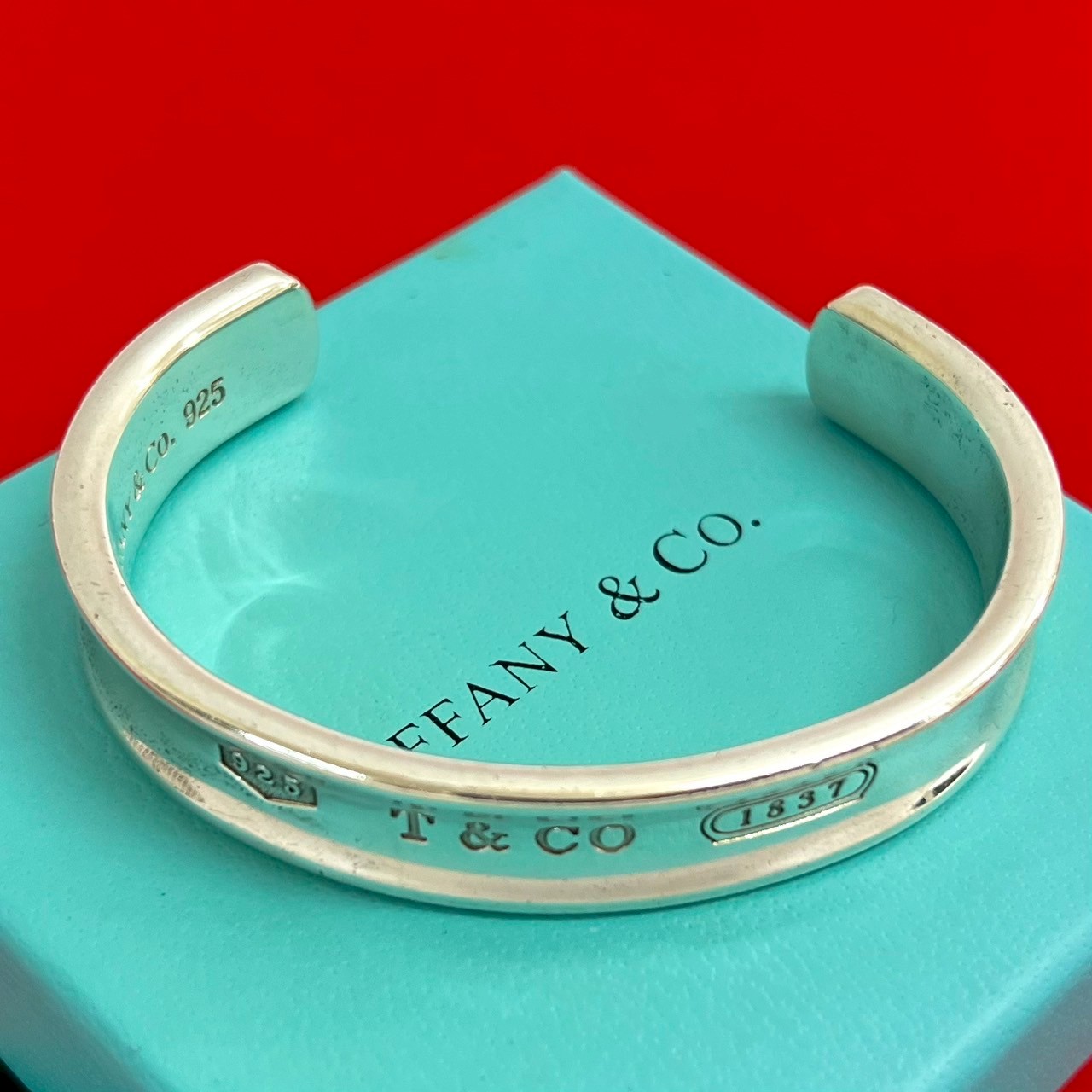 Tiffany & Co. シルバーバングル1837 ワイドカフ ブレスレット 楽天市場】ティファニー （TIFFANY＆CO.） 1837 ワイドカフ バングル