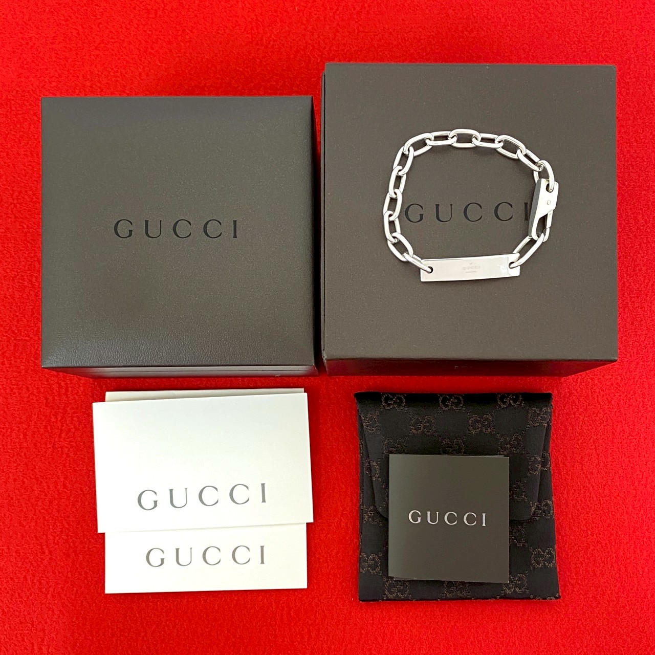 楽天市場】GUCCI グッチ ブレスレット TAG タグ 774054 J8400
