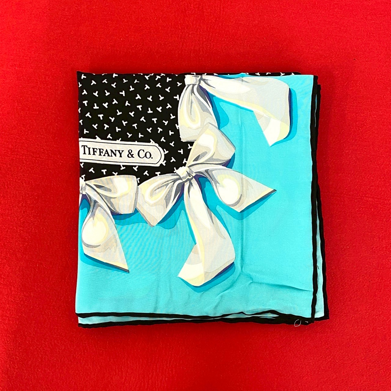 楽天市場】ティファニー TIFFANY&Co. スカーフ リボンスカーフ