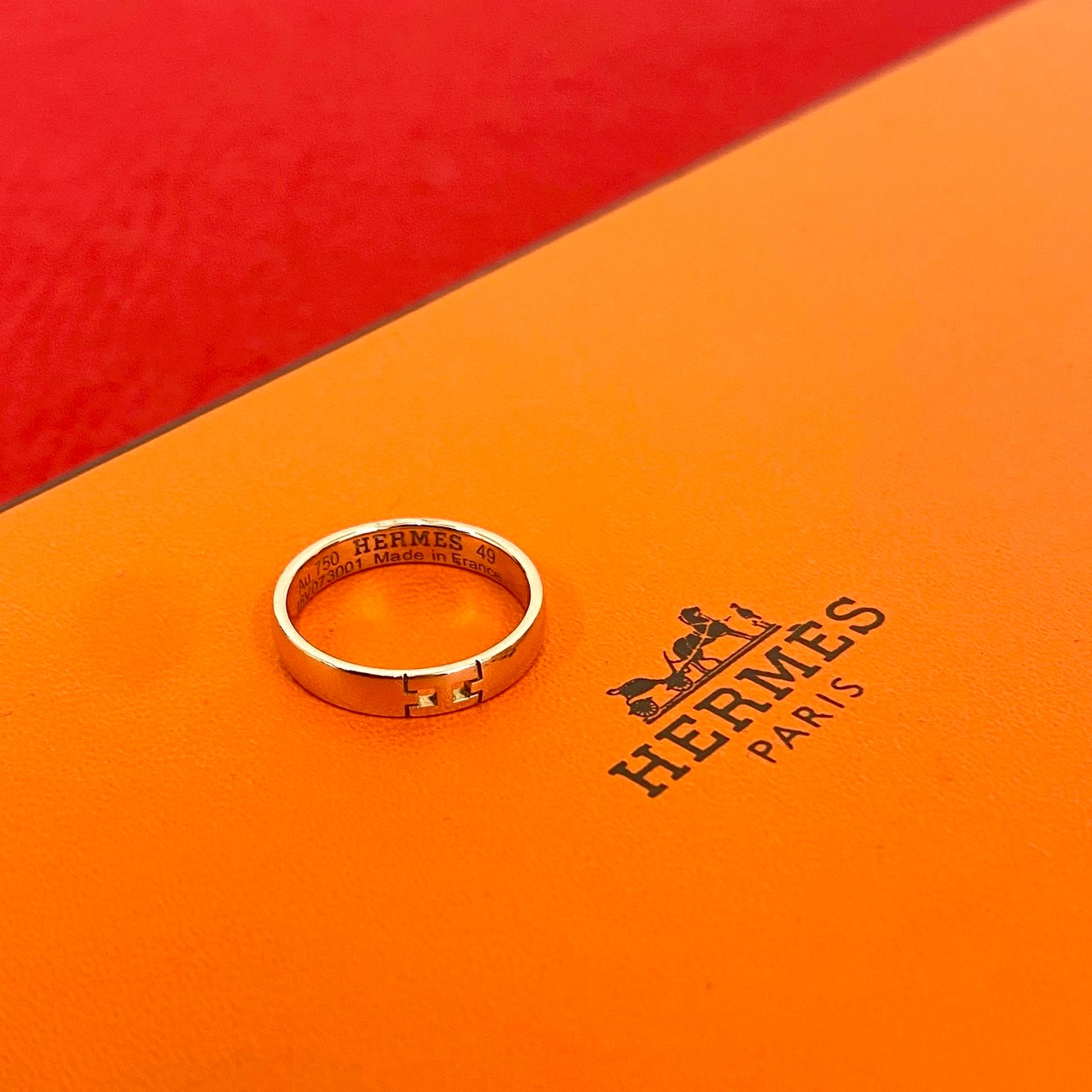 【限定】エルメスHERMES リング ヘラクレス コンビ #49 5.5~6号 限定】エルメスHERMES リング ヘラクレス コンビ #49 5.5~6号 限定