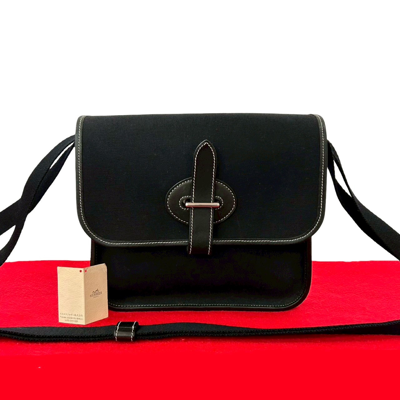 楽天市場】HERMES エルメス ブエナベンチュラMM ハンドバッグ トワル