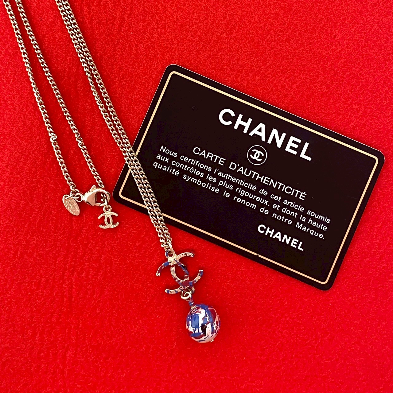 【ポイント2倍】極 美品 コメあり A13B CHANEL シャネル ココマーク モチーフ GP フェイクパール ペイント チェーン ネックレス ペンダント ゴールド 83242【送料無料】【中古】｜Trip Vintage