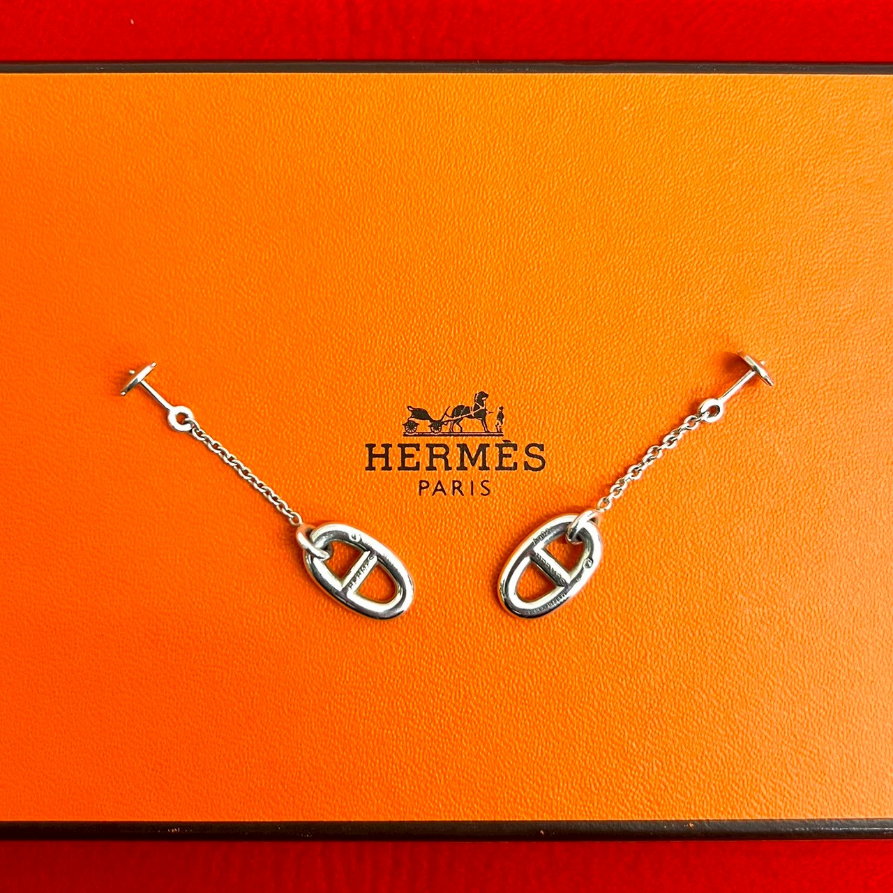 楽天市場】【激レア磨き済新品同様】エルメス HERMES シェーヌダンクル