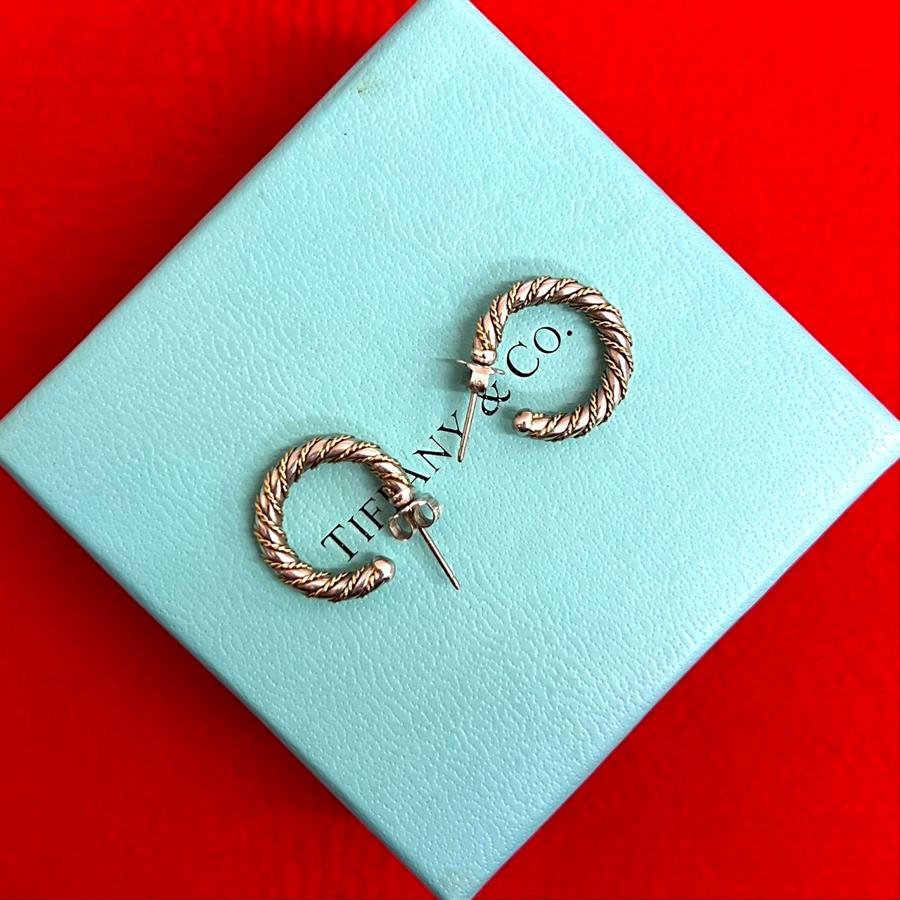 楽天市場】ティファニー Tiffany & Co. ピアス クロス ステッチ