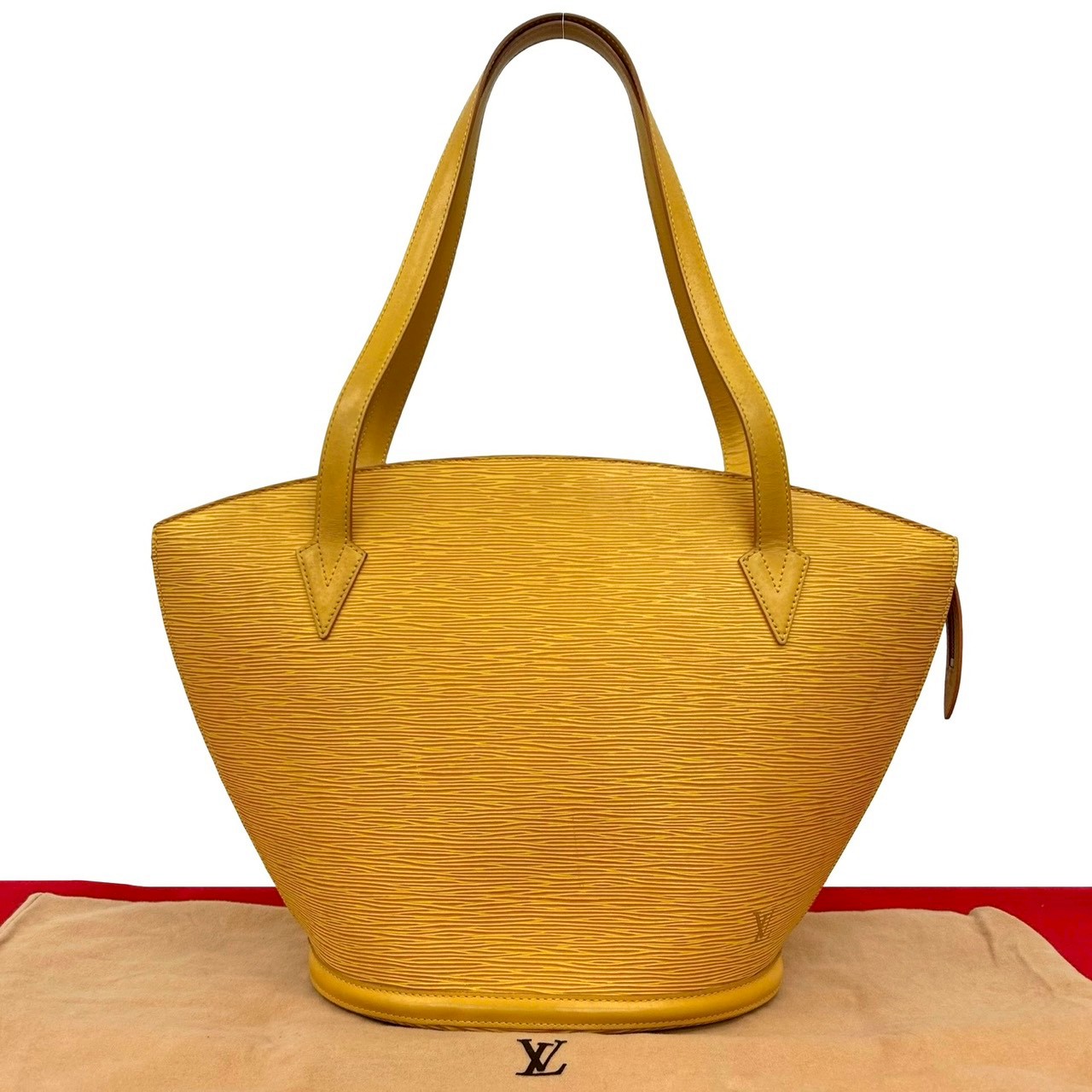 【ポイント2倍】極 美品 LOUIS VUITTON ルイヴィトン ヴィンテージ サンジャック ショッピング エピ レザー 本革 トートバッグ タッシリイエロー g22-6【送料無料】【中古】|Trip Vintage