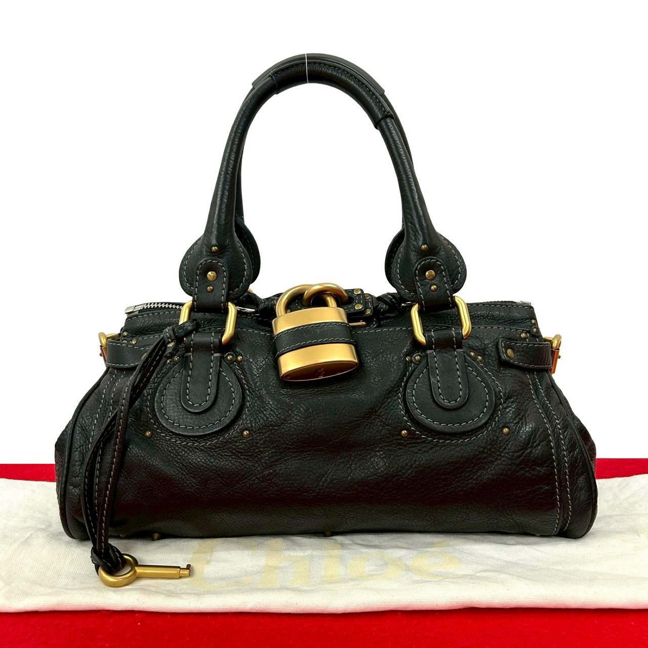 楽天市場】【バッグ】Chloe クロエ パディントン ミディアム