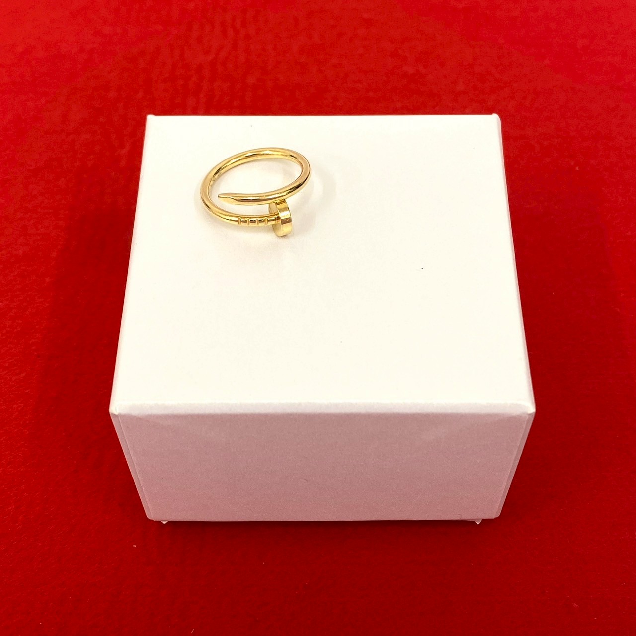 【ポイント2倍】極 美品 希少品 CARTIER カルティエ ジュスト アンクル リング K18ゴールド 指輪 7号 アクセサリー レディース 19868【送料無料】【中古】|Trip Vintage