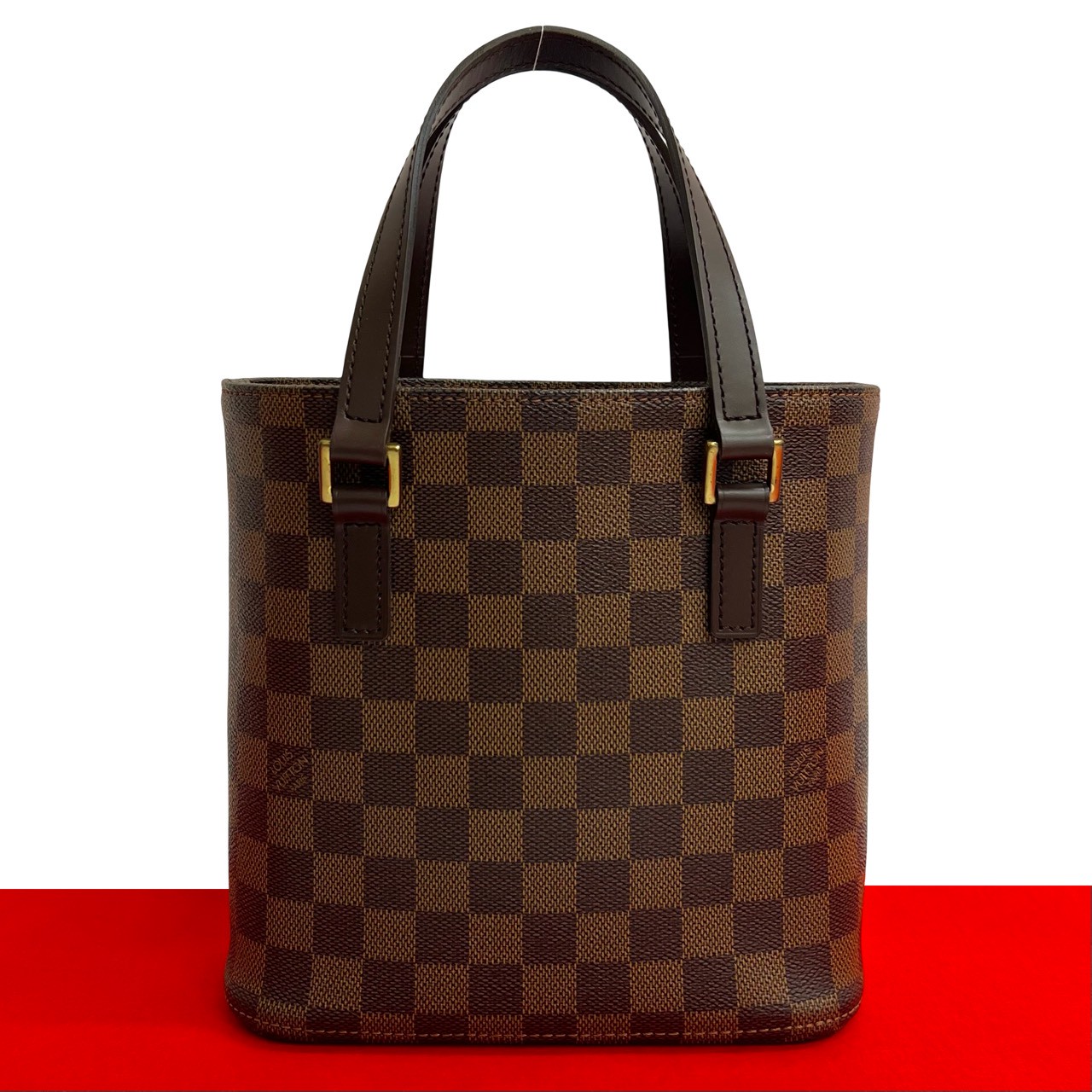 【ポイント2倍】極 美品 LOUIS VUITTON ルイヴィトン ヴィンテージ ヴァヴァン PM ダミエ レザー ハンドバッグ ミニ トートバッグ ブラウン i40-9【送料無料】【中古】|Trip Vintage