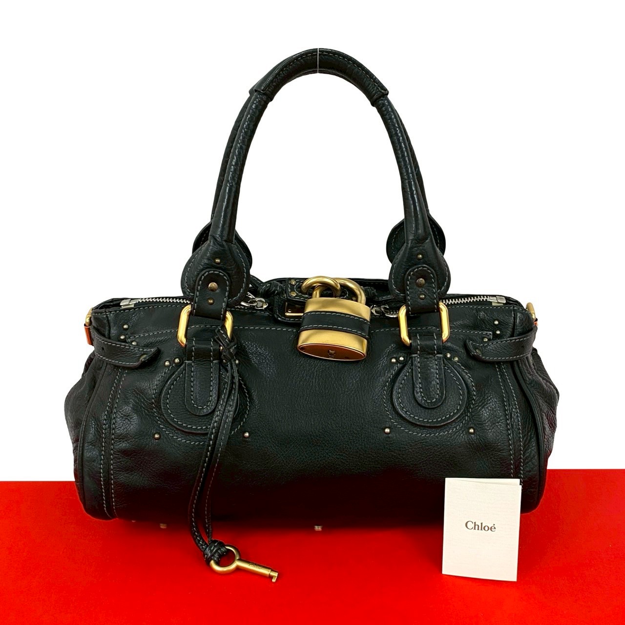 楽天市場】【バッグ】Chloe クロエ パディントン ミディアム