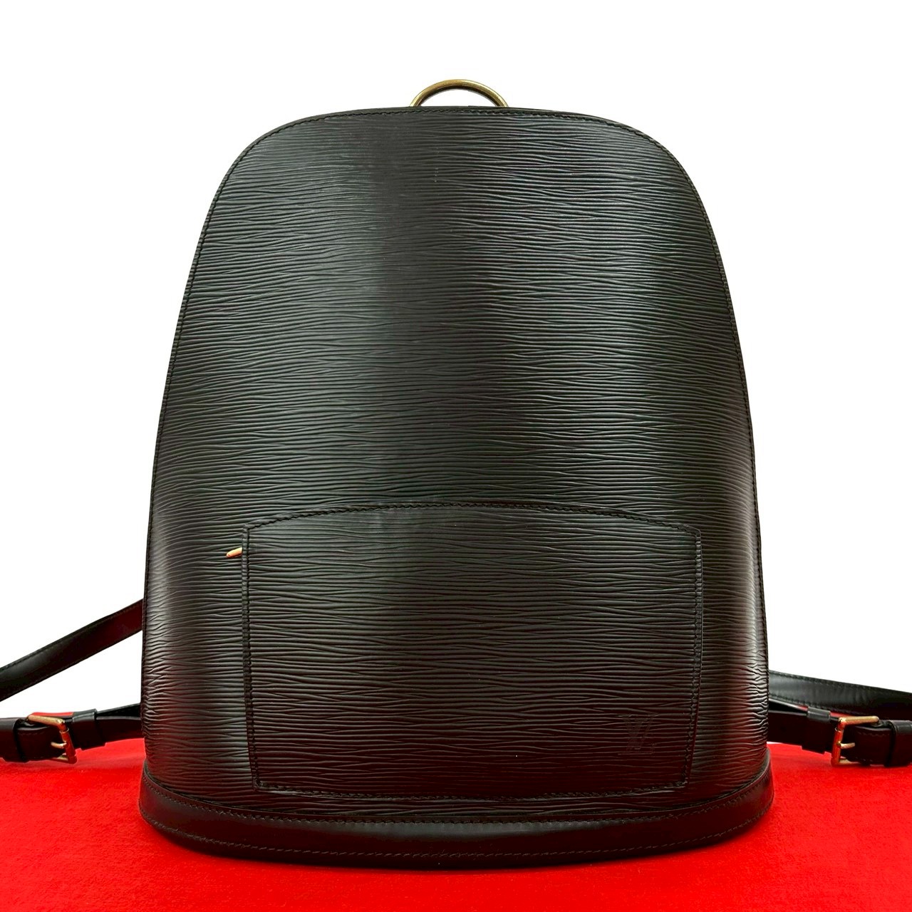 【ポイント2倍】極 美品 LOUIS VUITTON ルイヴィトン ヴィンテージ コブラン エピ レザー 本革 リュックサック バックパック ブラック ノワール 166-8【送料無料】【中古】